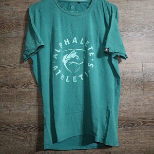 Alphalete Teal Tee Men's Small